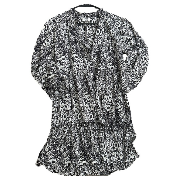 MADE With Love Boho Button Down Midi Dress – Size Medium - Picture 1 of 4